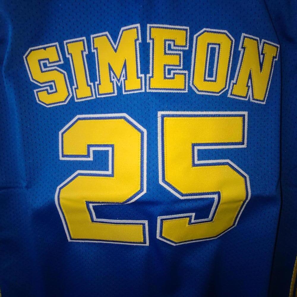 Derrick Rose Simeon Career Academy High School Basketball Jersey - Size Medium - Picture 4 of 5